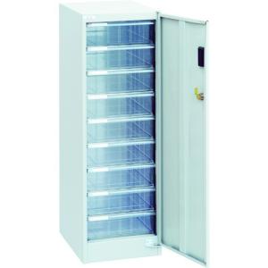 ナカバヤシ セキュリティフロアケース A4サイズ 深型9段 AF-SM9ニューグレー