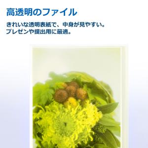 プラス(PLUS) シンプル クリアーファイル...の詳細画像2
