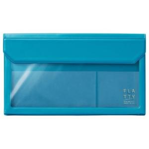 キングジム FLATTY フラッティ 封筒サイズ 水色 5362ミス