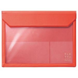 キングジム FLATTY フラッティ A5サイズ 赤 5364アカ