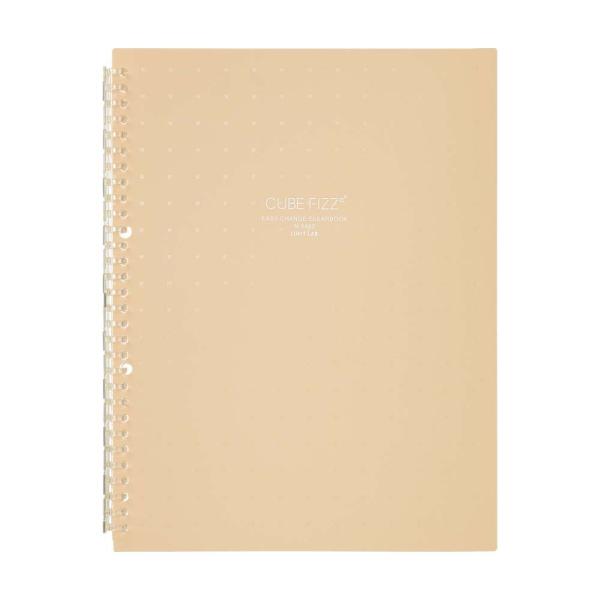 LIHIT LAB (リヒトラブ) CUBE FIZZ イージーチェンジ・クリヤーブック ベージュ ...