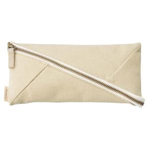 LIHIT LAB.＜リヒトラブ＞ HINEMO ワイドオープンペンポーチ（L） ベージュ A7901-16