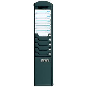 MAX タイムレコーダー用タイムカードラック ER-RB10 10人用ブラック