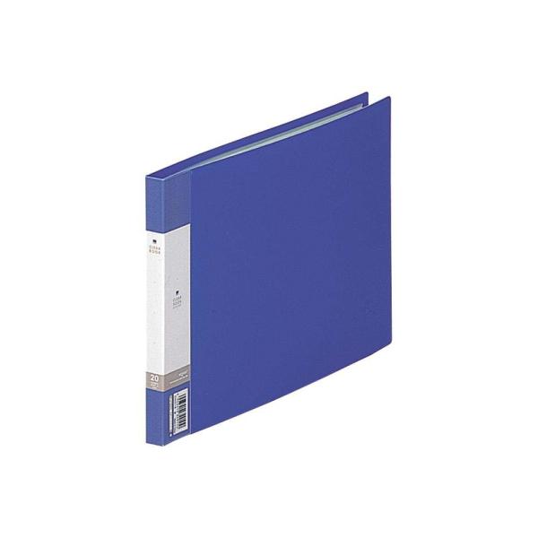 LIHIT LAB.＜リヒトラブ＞リクエスト クリヤーブック B5E 20P 青 G3221-8