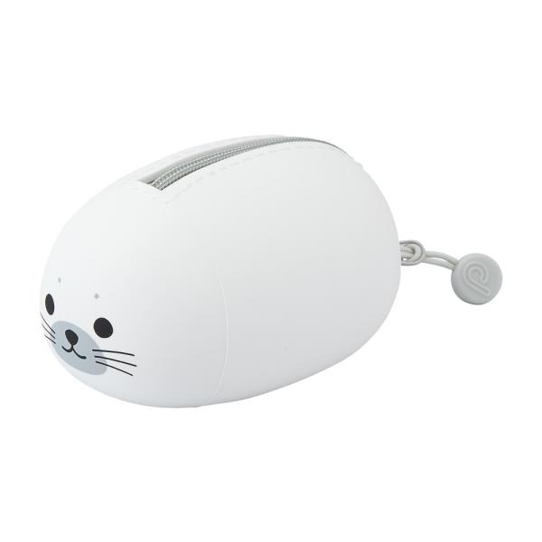 LIHIT LAB (リヒトラブ) SMART FIT PuniLabo 寝ころびポーチ アザラシ ...