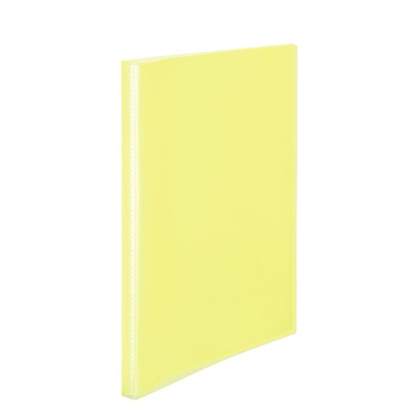 プラス(PLUS)シンプル クリアーファイル 溶着式 A4-S 40ポケット イエロー FC-240...