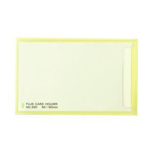 プラス 粘着剤付カードホルダー スティキット 100枚入 LA-200ST 33-715