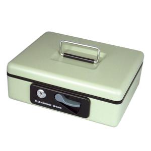 プラス金庫 小型 手提金庫 M エルグレー CB-050G 12-862