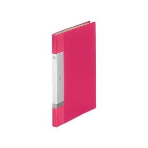 LIHIT LAB.＜リヒトラブ＞ リクエスト クリヤーブック　G3201-3赤　A4 タテ型　20枚