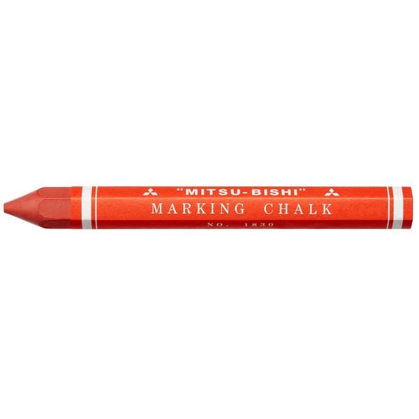 三菱鉛筆 マーキングチョーク 1830-15 赤　12本入