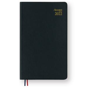 ダイゴー DAIGO 2022年4月始まり アポイント Appoint 1週間＋横罫 手帳サイズ ブラック E1102
