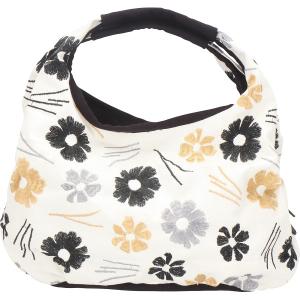くろちく ミニラウンドバッグ コスモス 白 22107405