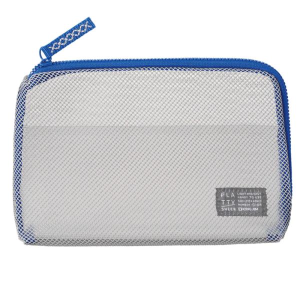 キングジム＜KING JIM＞ FLATTY(フラッティ) SHEER シアー メッシュポーチ Mサ...