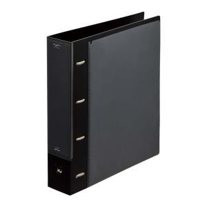 リヒトラブ LIHITLAB myfa コレクションファイルワイド A4 ジェットブラック F3301-24｜オフィスランドYahoo!店