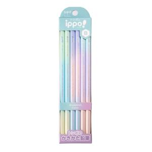 トンボ鉛筆 Tombow イッポ かきかた鉛筆 グラデーション Ｂ０１ Ｂ KB-KUB01-B IPPO えんぴつ