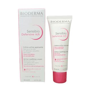 ビオデルマ サンシビオ クリーム センシディフェンス リッチ 40ml  スキンケア 保湿 敏感肌 ゆらぎ肌 乾燥 無添加 無着色