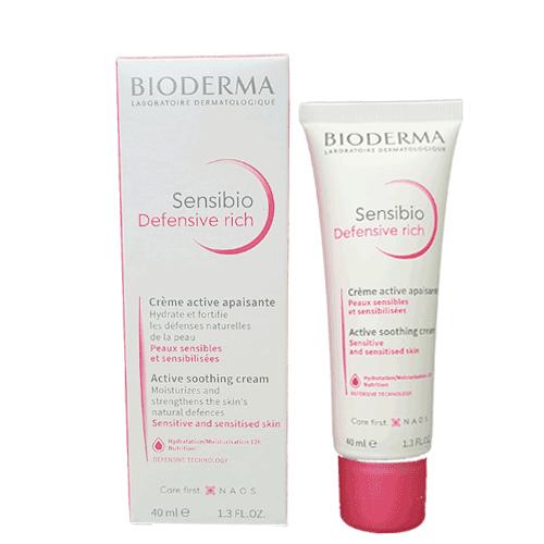 ビオデルマ サンシビオ クリーム センシディフェンス リッチ 40ml  スキンケア 保湿 敏感肌 ...