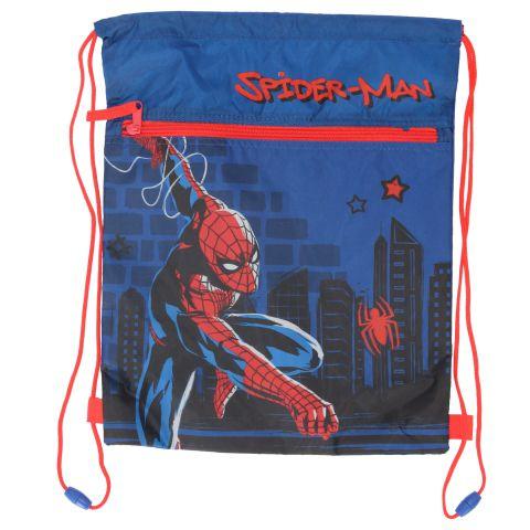 マーベル スパイダーマン 巾着袋 巾着 プールバッグ シューズバッグ 体操服袋 39cm x 30c...