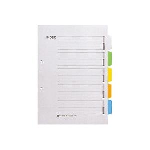 キングジム / カラーインデックスA4S 5色5山5枚 907G / ファイルインデックス / p2...