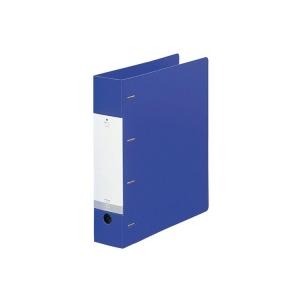 ＬＩＨＩＴＬＡＢ / Ｄ型リングファイル4穴A4S G1280-8 青 / リング式ファイル / p...