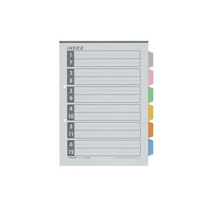 ジョインテックス / インデックスA4S 6色6山 100組 D027J-6Y10 / ファイルイン...