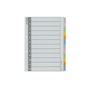 ジョインテックス / インデックスA4S 6色12山 50組 D027J-12Y10 / ファイルイ...