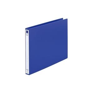 ＬＩＨＩＴＬＡＢ / リングファイル F-876U-8 A3E 36mm 青 / リング式ファイル ...