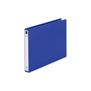 ＬＩＨＩＴＬＡＢ / リングファイル F-875U-8 B4E 36mm 青 / リング式ファイル ...