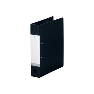 ＬＩＨＩＴＬＡＢ / Ｄ型リングファイル G2240-24 A4S 56mm 黒 / リング式ファイ...