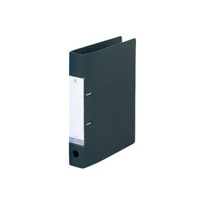 ＬＩＨＩＴＬＡＢ / Ｄ型リングファイル G2230-24 A4S 46mm 黒 / リング式ファイ...