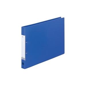 ＬＩＨＩＴＬＡＢ / Ｄ型リングファイル G2228-8 A3E 34mm 青 / リング式ファイル...