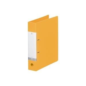 ＬＩＨＩＴＬＡＢ / Ｄ型リングファイル G2240-5 A4S 56mm 黄 / リング式ファイル...