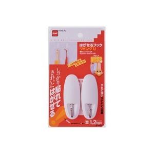 ニトムズ / はがせるフック H3000 U字 強力 2個 / 粘着フック / p289259