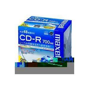 マクセル株式会社 / ＣＤ−Ｒ <700MB> CDR700S.WP.S1P20S 20枚 / ＣＤ...