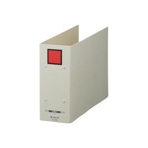 キングジム / 保存ファイルドッチ 4088 A4E 80mm 灰/赤 / パイプ式ファイル / p...