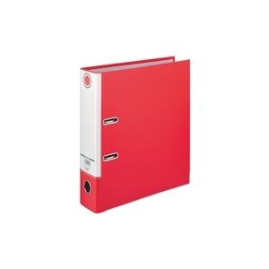 ハピラ / アーチファイル SGLAF8 A4S 80mm 赤 10冊 / レバーアーチファイル /...