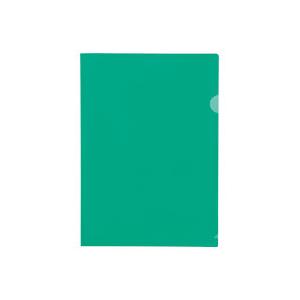 スマートバリュー / Ｈカラーホルダー A4緑100枚 D610J-10GR / クリヤーホルダー ...