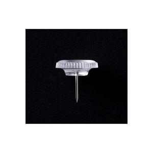 スマートバリュー / プラ画びょう クリア80本入 B509J / 二重画鋲 / p364381