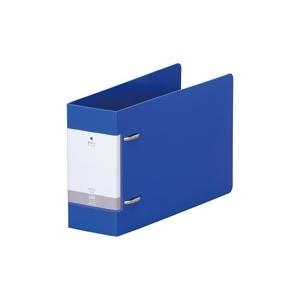 ＬＩＨＩＴＬＡＢ / Ｄ型リングファイル G2284-8 A5E 74mm 青 / リング式ファイル...