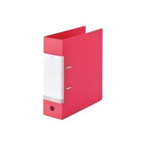 ＬＩＨＩＴＬＡＢ / D型リングファイル A4S 赤 G2290-3 / リング式ファイル / p7...