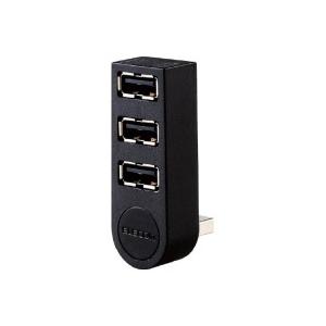 エレコム / 3ポートUSBハブ ブラック U2H-TZ325BXBK / ＰＣ接続用品その他 / ...