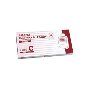 アマノ / タイムパックカード（4欄印字）C / タイムカード / p790545｜officemarket