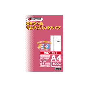 スマートバリュー / OAマルチラベル 全面 100枚*5冊 A235J-5 / ラベル用紙 / p...