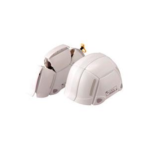 トーヨーセフティー / 折りたたみヘルメットNo.100 ホワイト / 防災用品、工具 / p849...