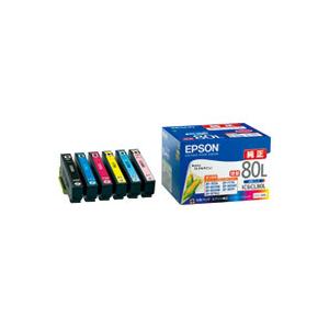 ＥＰＳＯＮ / インクカートリッジ IC6CL80L 6色パック / インクカートリッジ / p86...