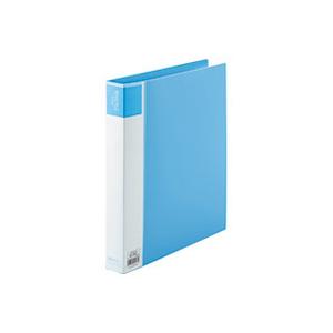 スマートバリュー / 再生PPリングファイルA4S D009J-10BL青10冊 / リング式ファイ...