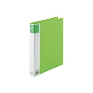 スマートバリュー / 再生PPリングファイルA4S D009J-10GR緑10冊 / リング式ファイ...