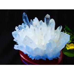 天然水晶高透明レムリアンシード水晶クラスター☆クラスター超巨大