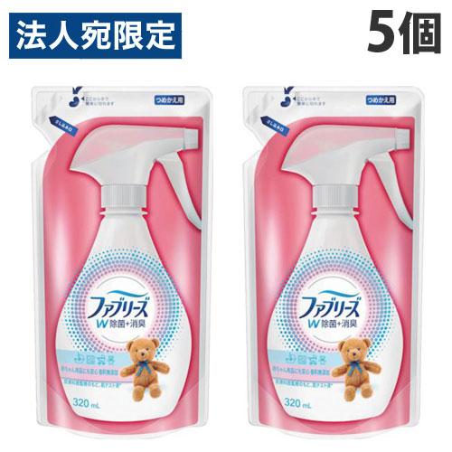 P&amp;G 香料無添加ファブリーズ つめかえ用 320ml×5個