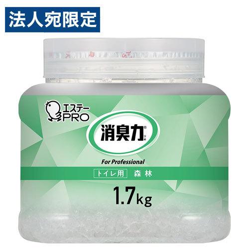 エステー 消臭剤 消臭力 業務用 クラッシュゲルタイプ トイレ用 森林の香り 1.7kg 消臭 臭い...